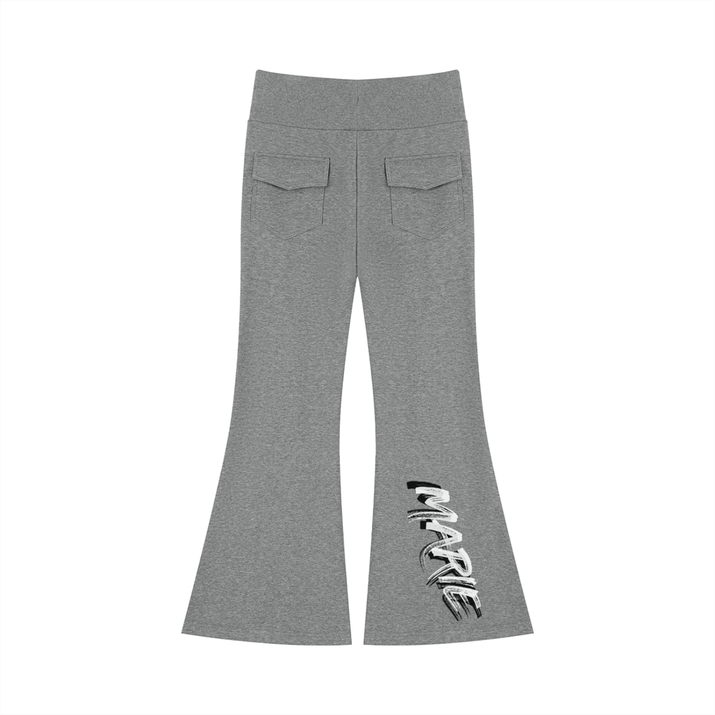 Women's Drawstring Flared Leg Pants