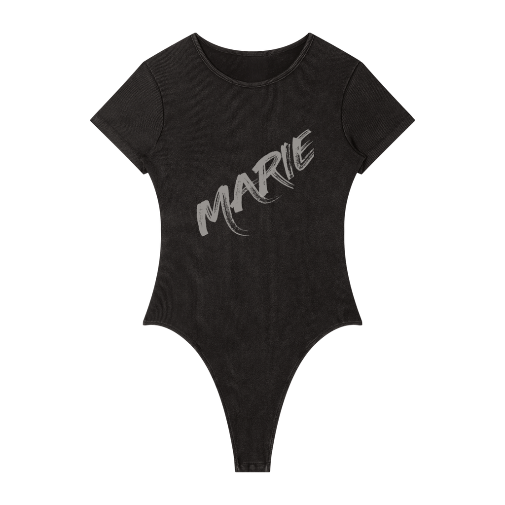 Women's Mineral Wash Crewneck Bodysuit