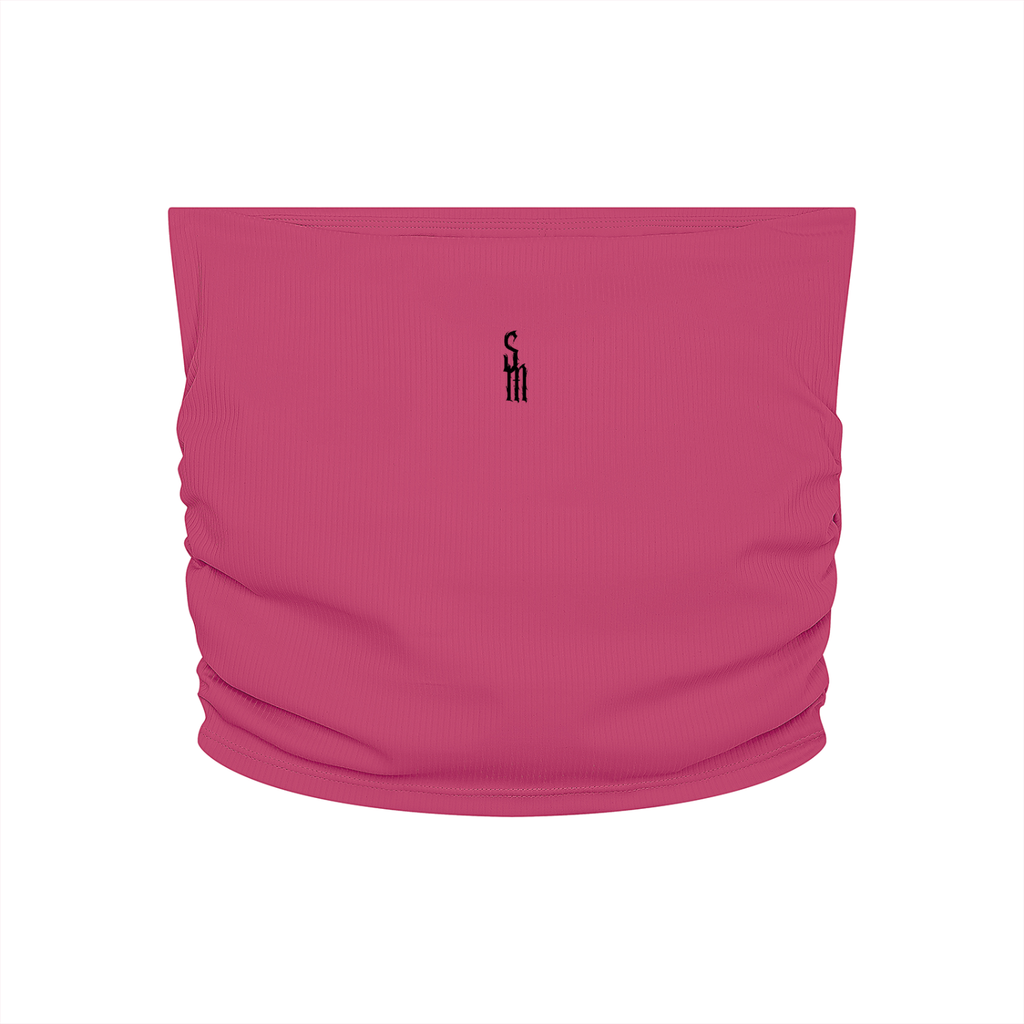 Women’s Ruched Cropped Yoga Tube Top