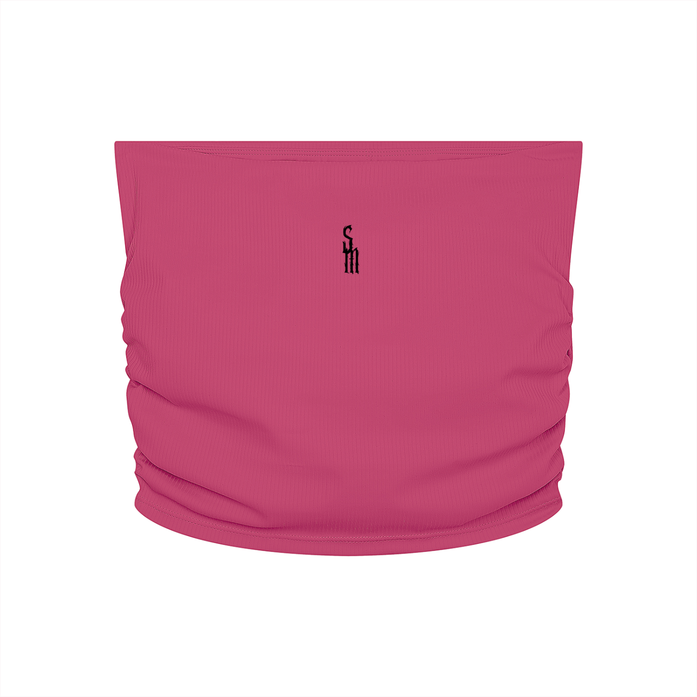 Women’s Ruched Cropped Yoga Tube Top