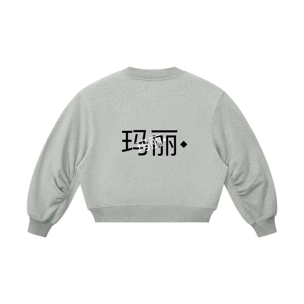 Women’s Crop V-Neck Sweatshirt