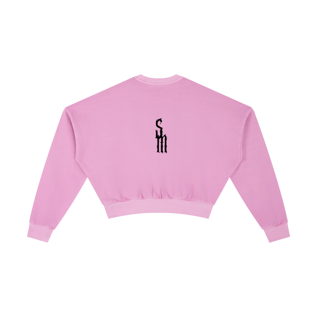 Vintage Washed Cropped Sweatshirt