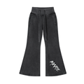 Vintage Washed Flared Fleece Pants