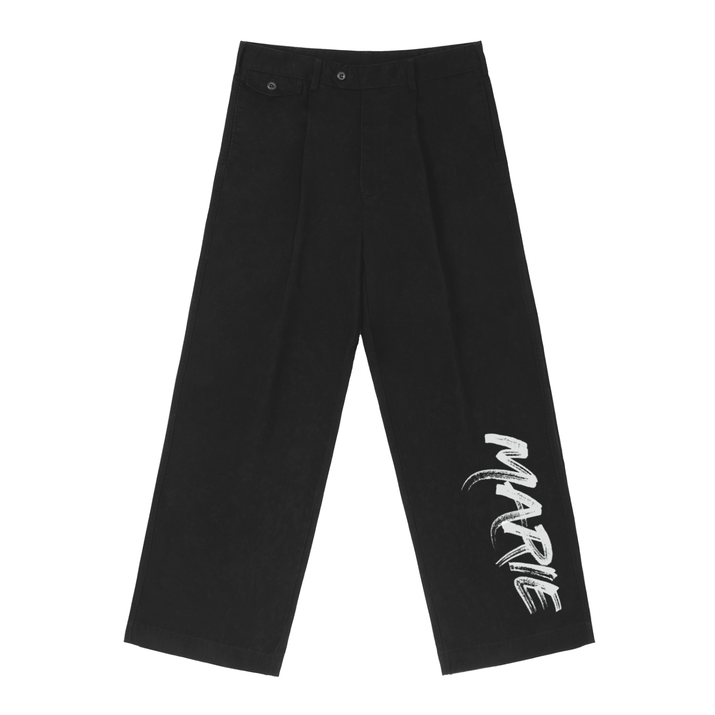 Adjustable Waist Straight-Leg Pants