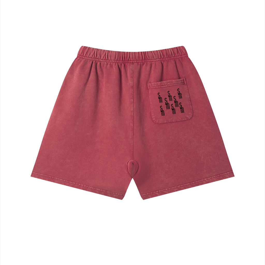 Unisex Vintage Wash Cotton Shorts