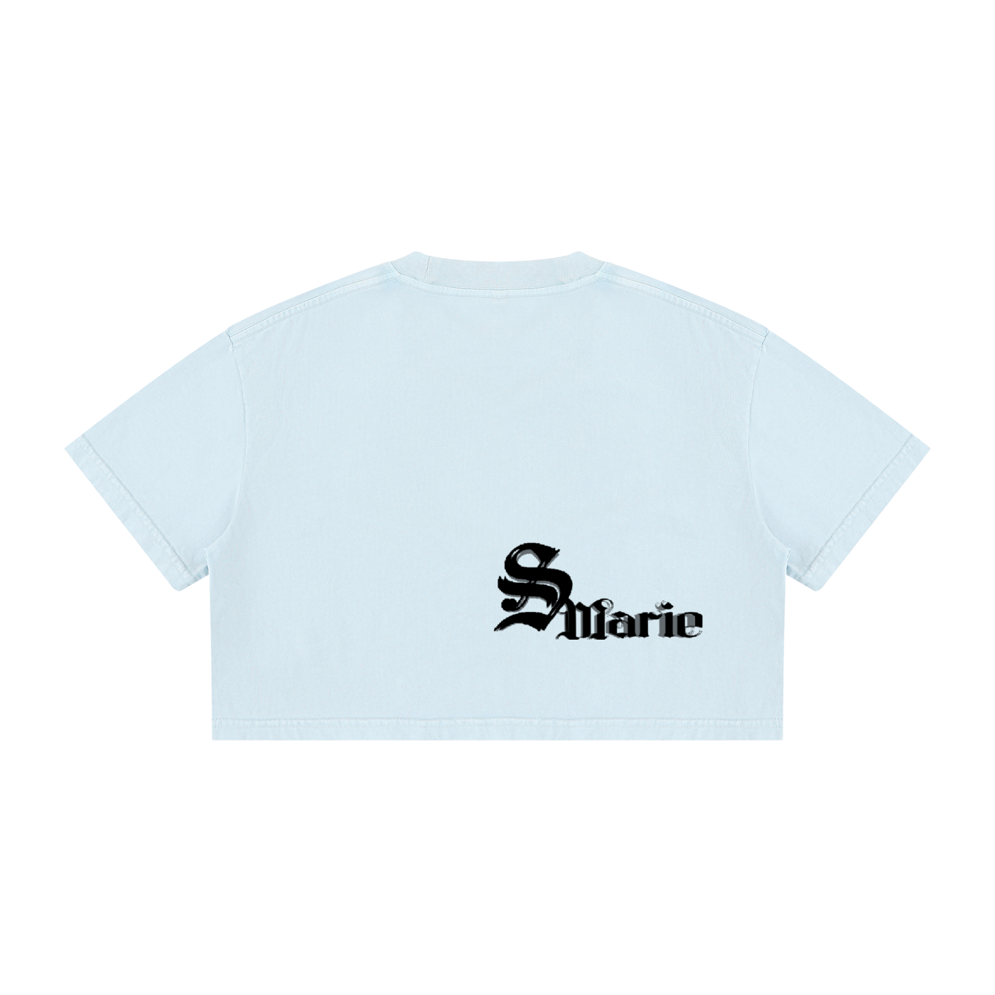 Women's Mineral Wash Cotton Crop T-Shirt
