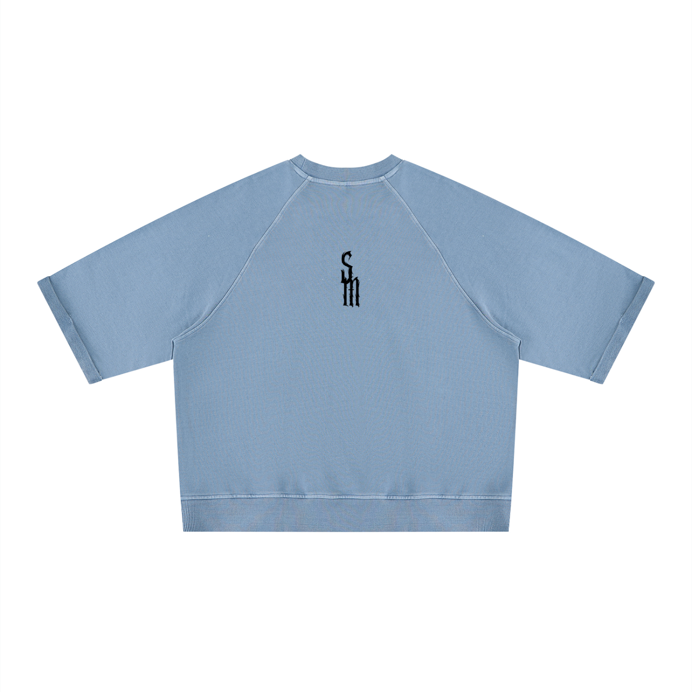 Unisex Vintage Wash Boxy Short Sleeve Sweatshirt