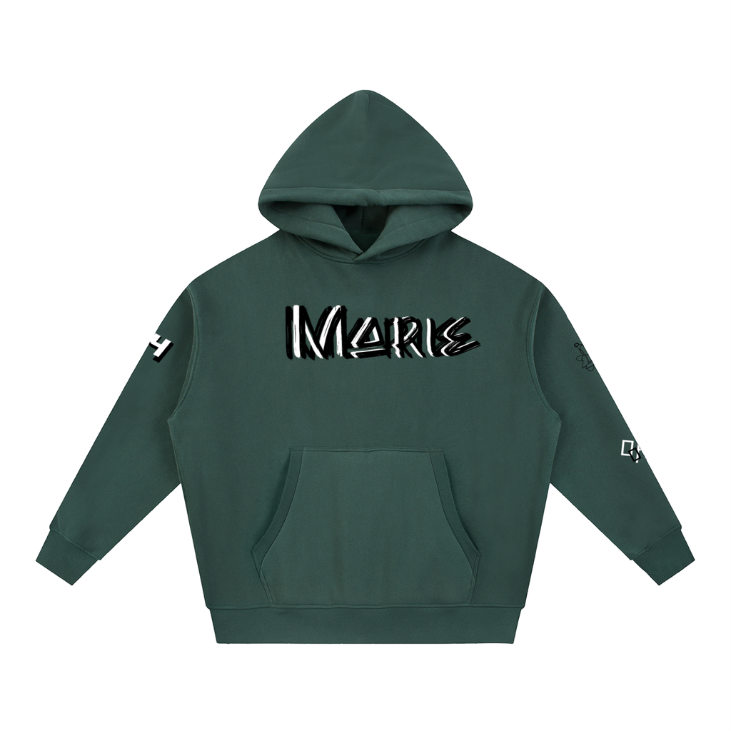 Essential Oversized Boxy Fit Fleece Hoodie