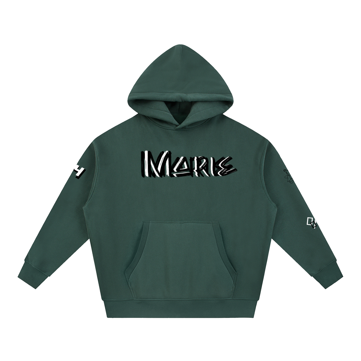 Essential Oversized Boxy Fit Fleece Hoodie