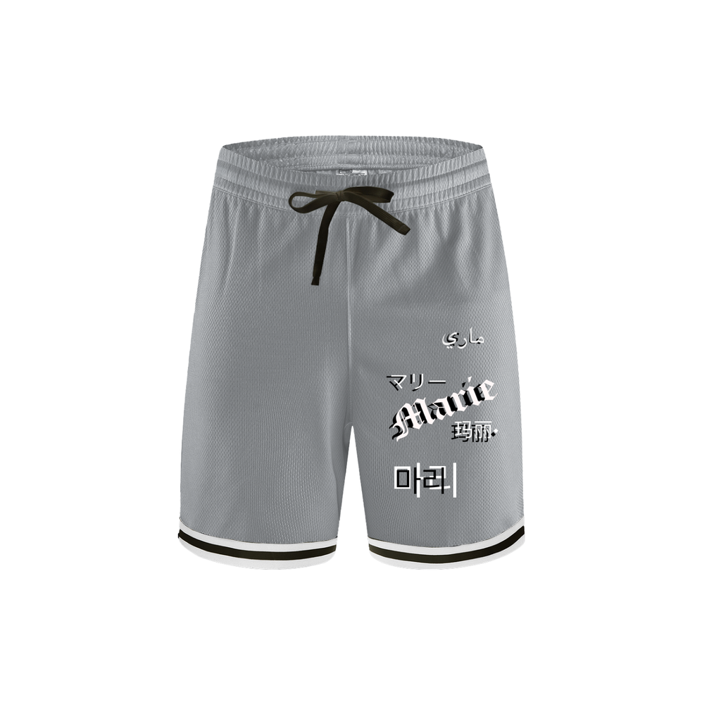 Classic Stripe Trim Basketball Shorts