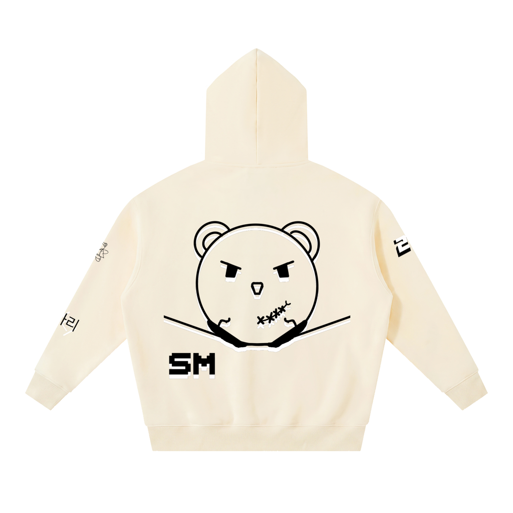 Essential Oversized Boxy Fit Fleece Hoodie