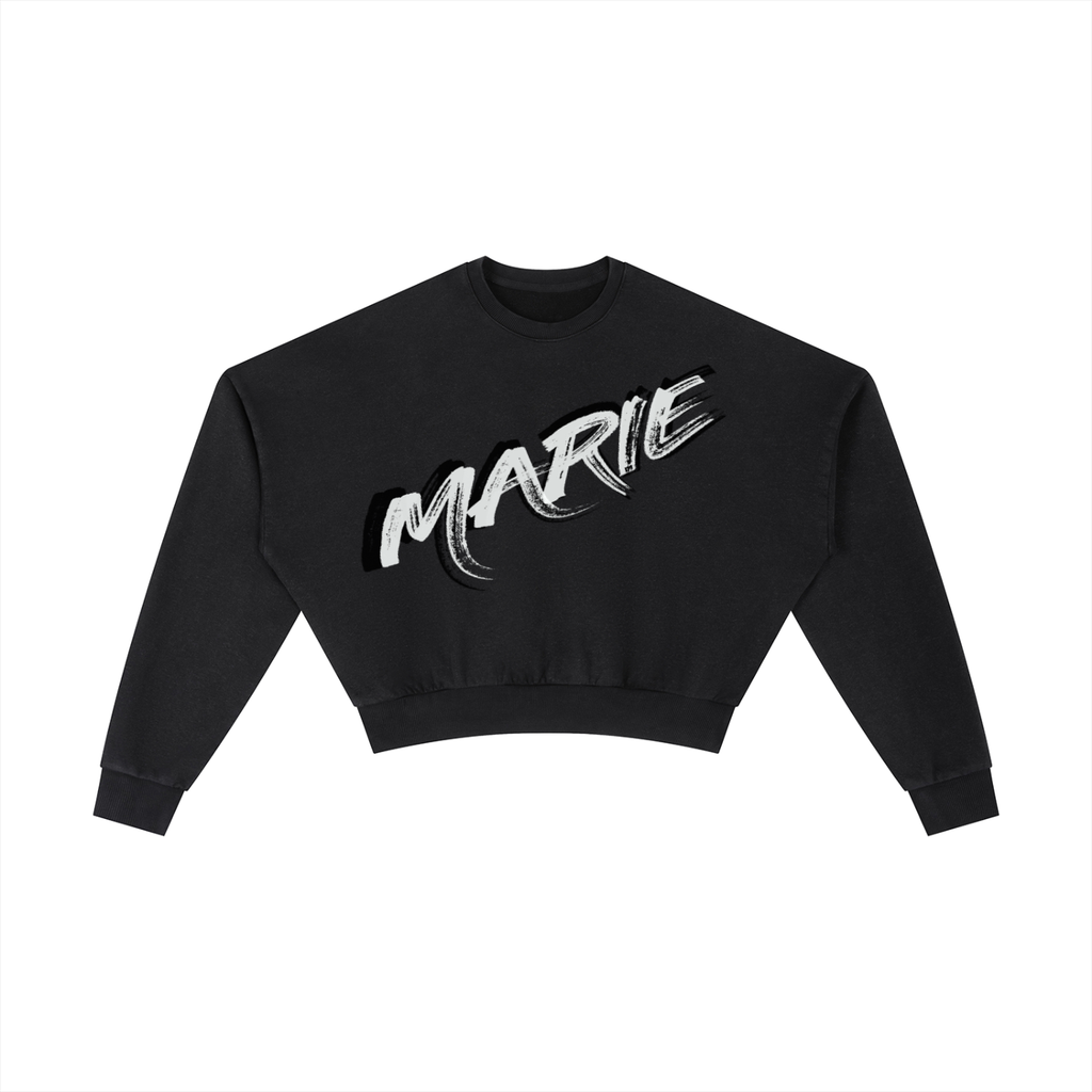 Vintage Washed Cropped Sweatshirt