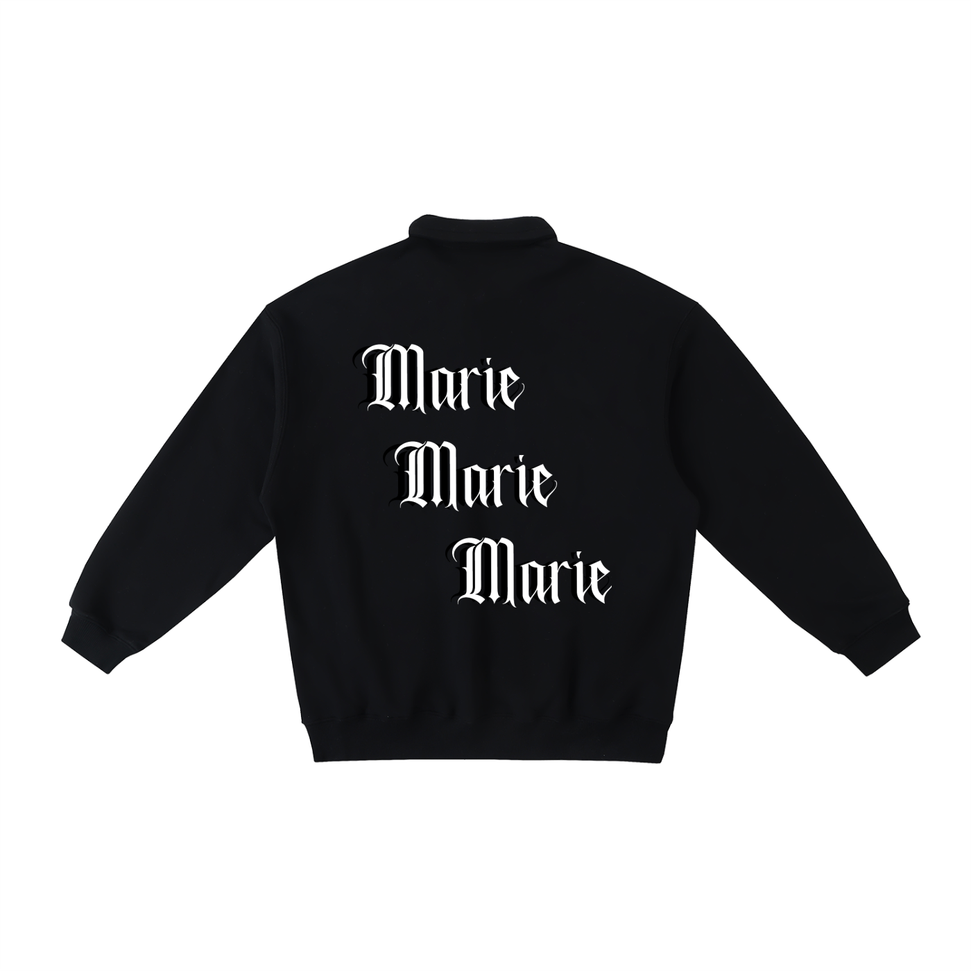Heavyweight Polo-Collar Sweatshirt