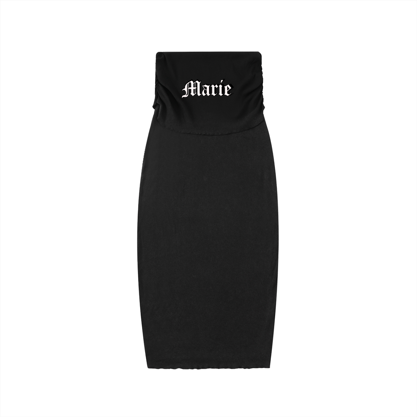 Dyed Washed Straight Hip-Hugging Slim Maxi Skirt