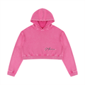 Women’s Mineral Washed Crop Hoodie