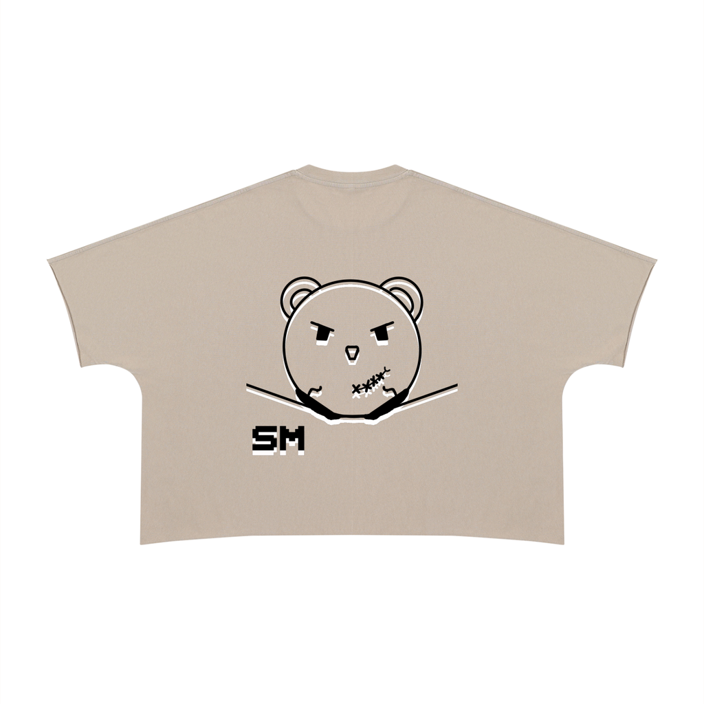 Unisex Heavyweight Boxy Raw Edge T-Shirt