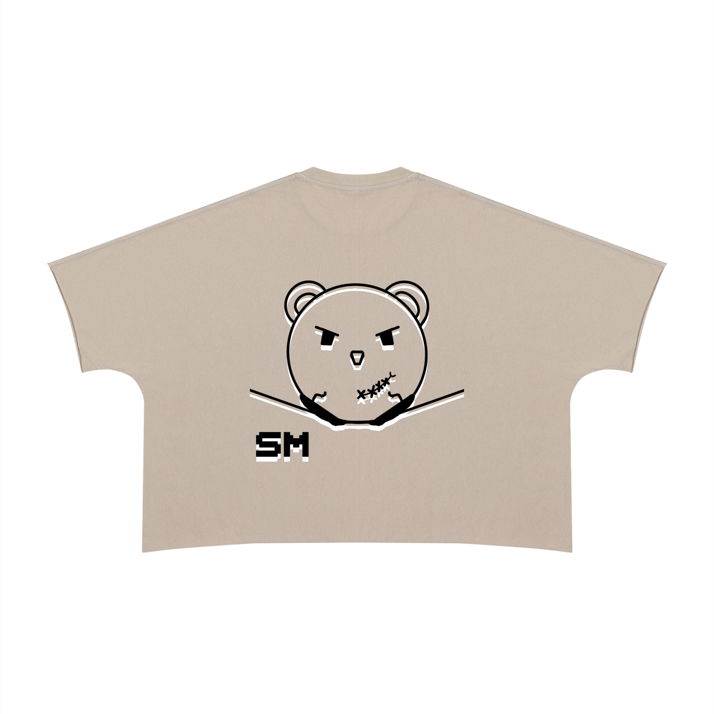 Unisex Heavyweight Boxy Raw Edge T-Shirt