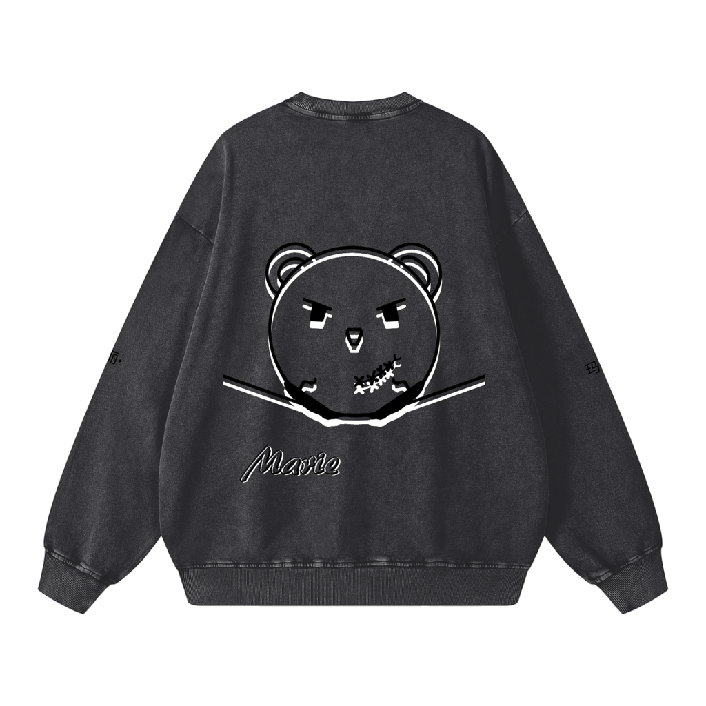 Snow Washed Oversized Sweatshirt