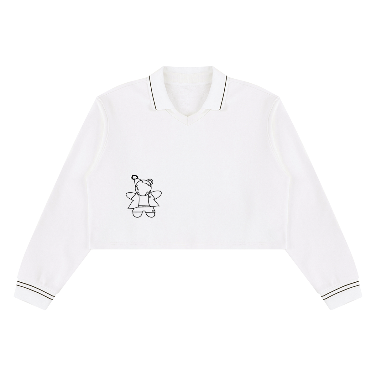 Women’s Crop Collared Sweatshirt