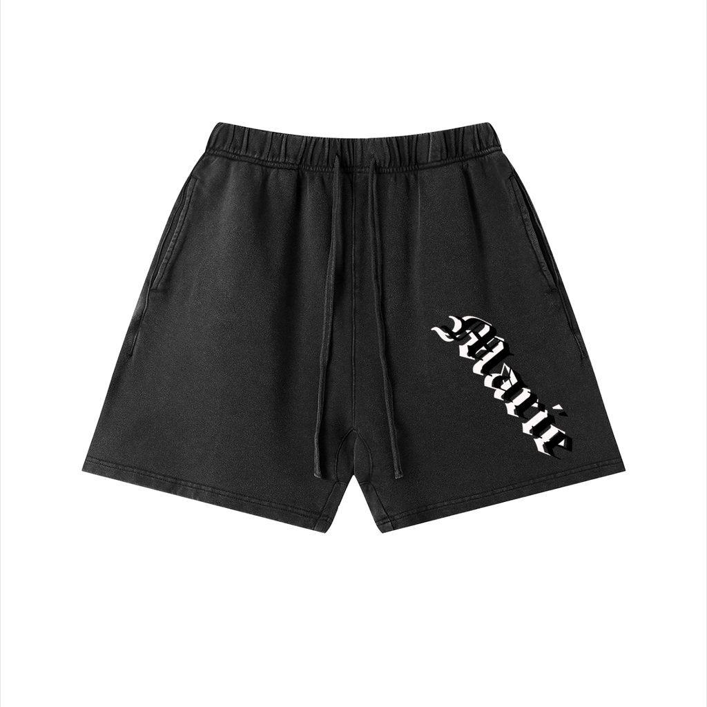 Unisex Vintage Wash Cotton Shorts
