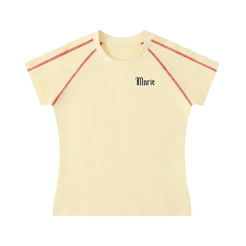 Women's Contrast Stitch Raglan T-Shirt