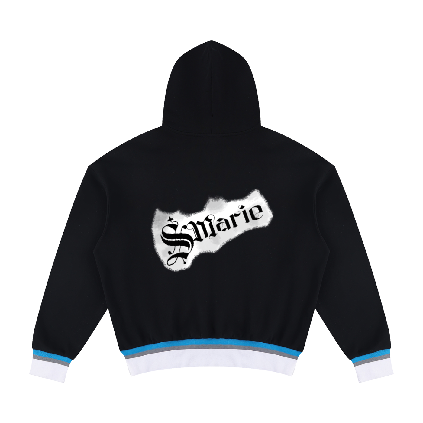 Unisex Oversized Color Block Boxy Hoodie