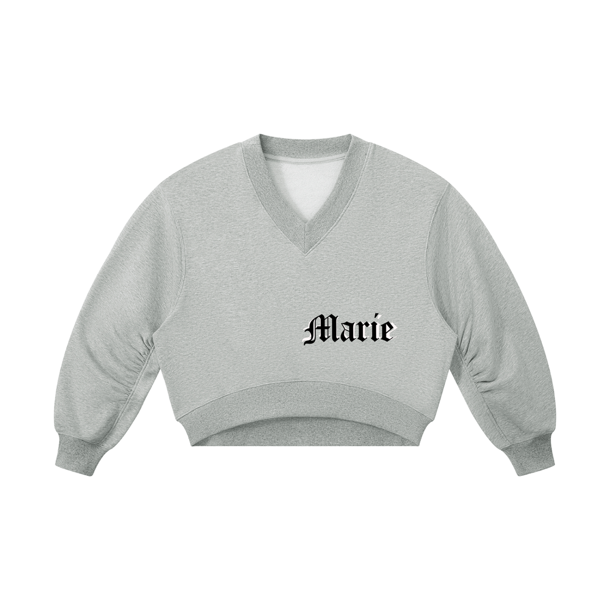 Women’s Crop V-Neck Sweatshirt