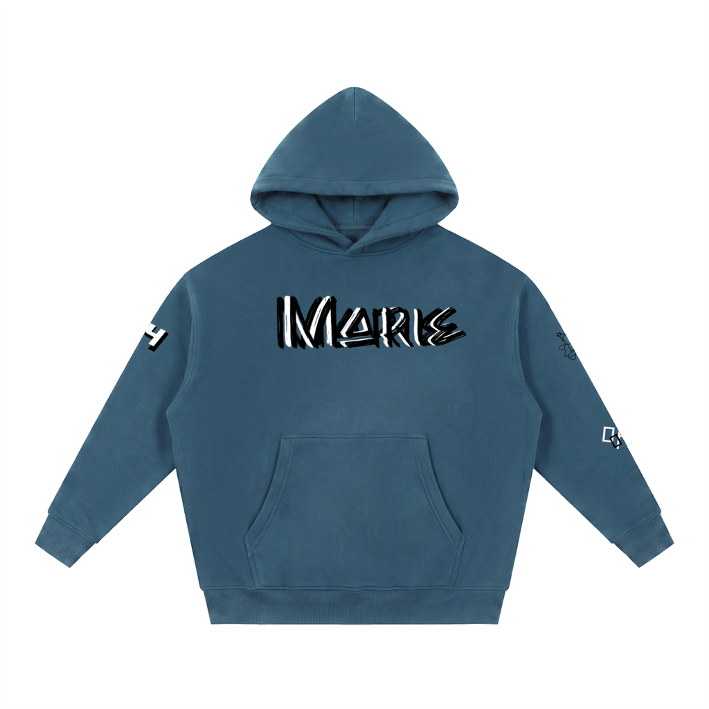 Essential Oversized Boxy Fit Fleece Hoodie
