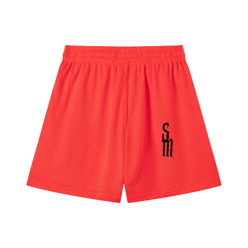 Mesh Drawstring Shorts