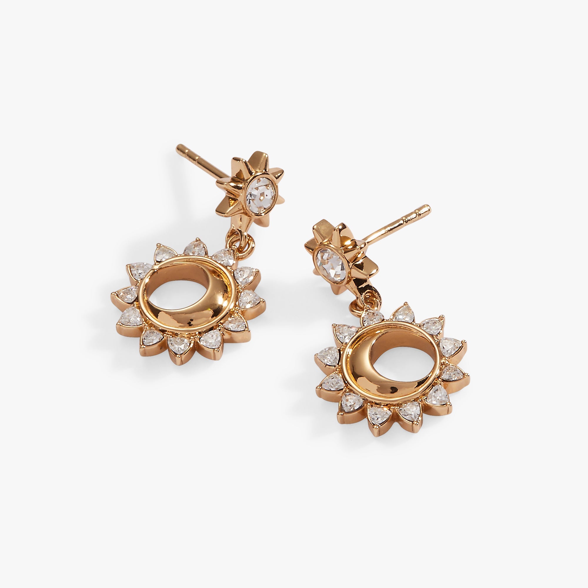 Crystal Celestial Drop Earrings