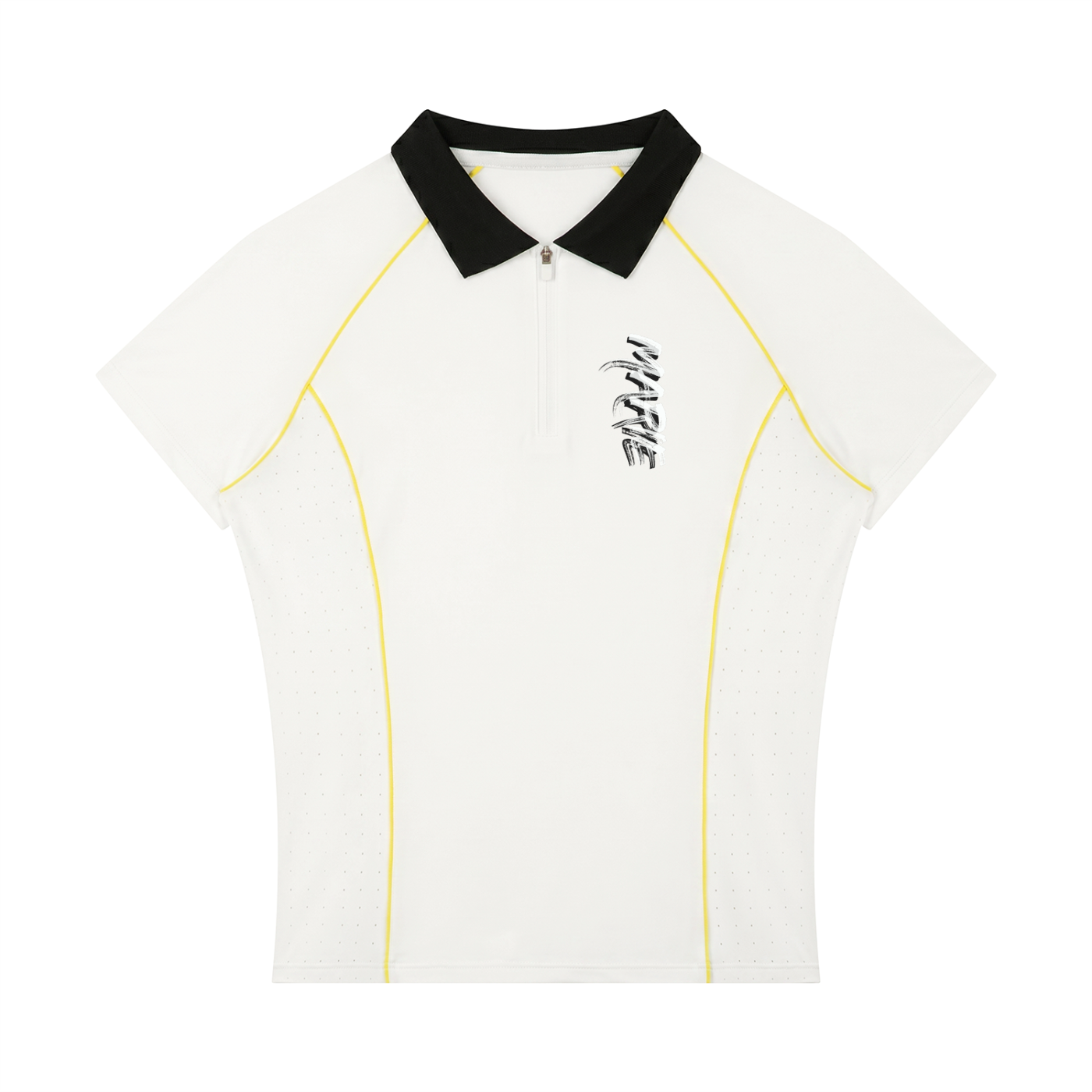 Women’s Slim Fit Quarter-Zip Polo Shirt