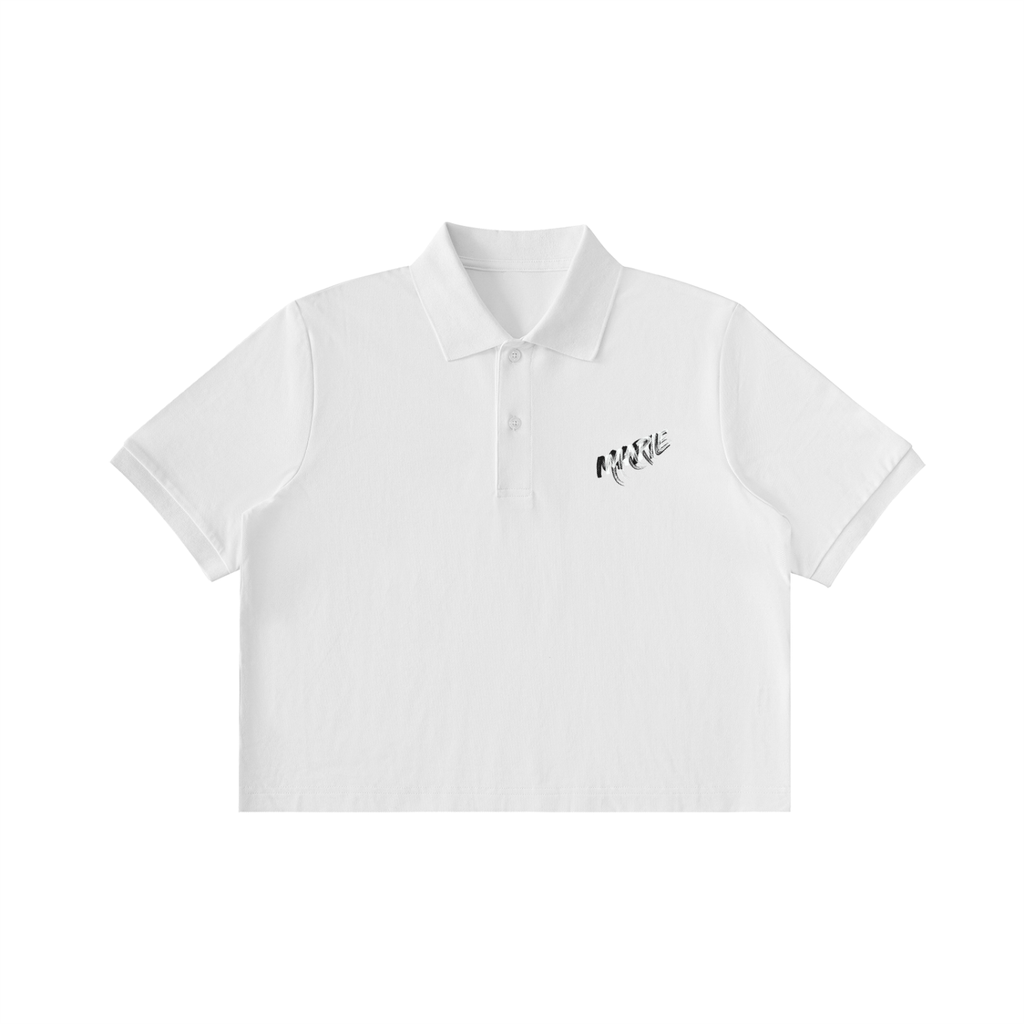 Essential Cropped Polo Shirt