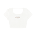 Women's Square Neck Crop T-Shirt