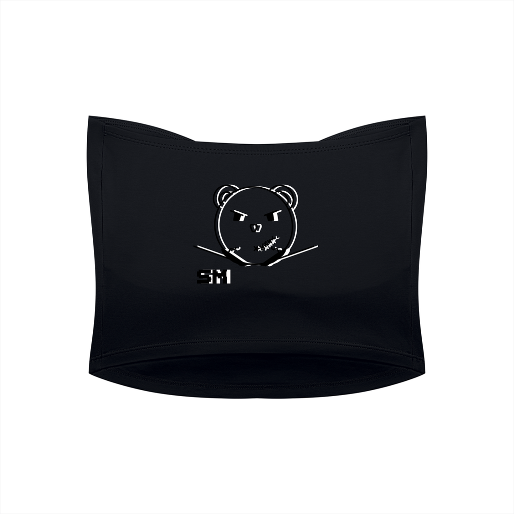 Women's Ruched Cropped Tube Top