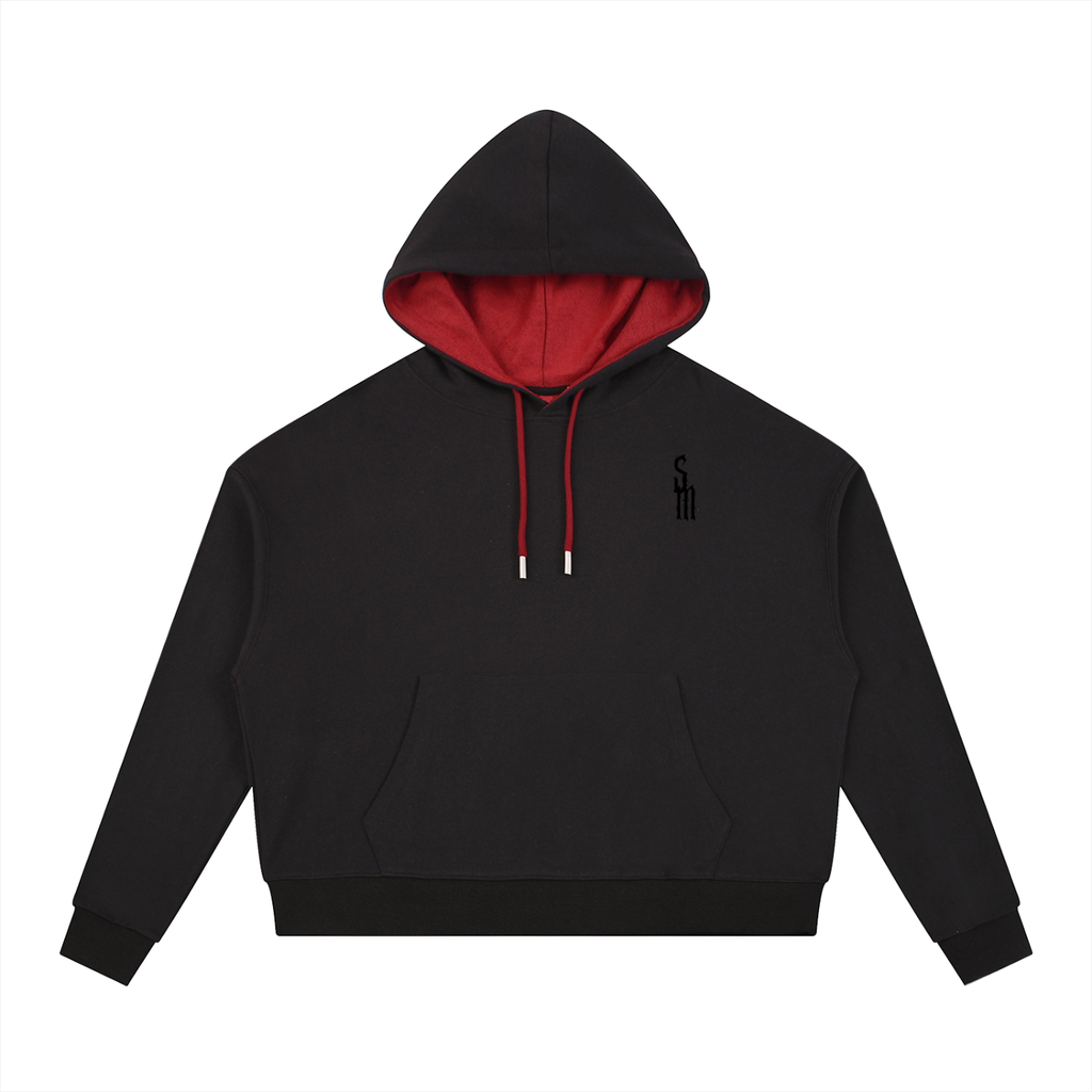 Contrast Drawstring Hoodie