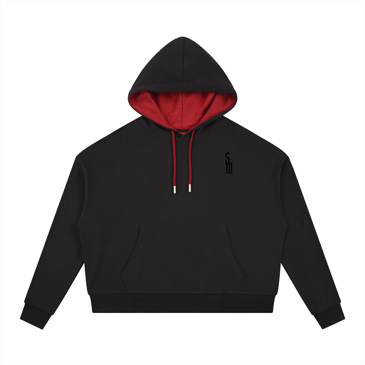 Contrast Drawstring Hoodie
