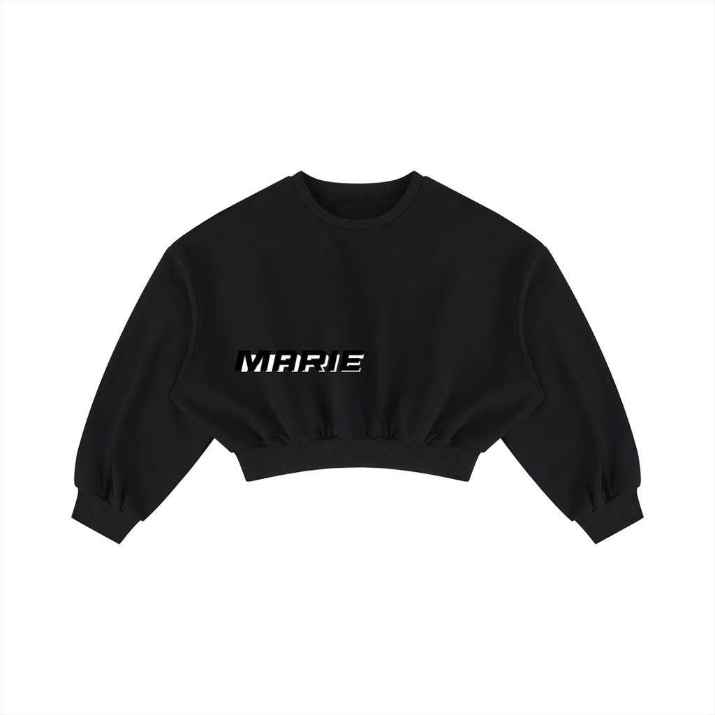 Women's Boxy Cropped Crewneck Sweatshirt