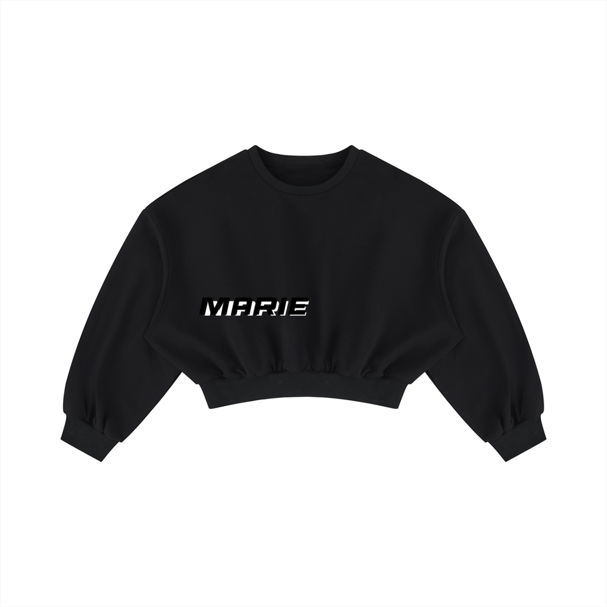 Women's Boxy Cropped Crewneck Sweatshirt