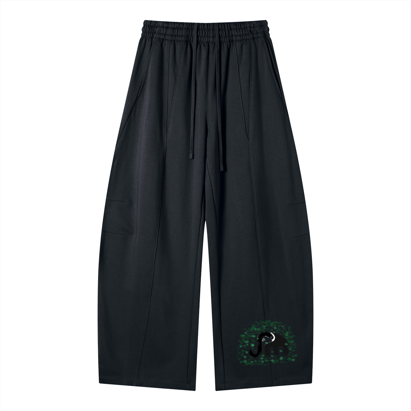 Heavyweight Wide Leg Panel Sweatpants