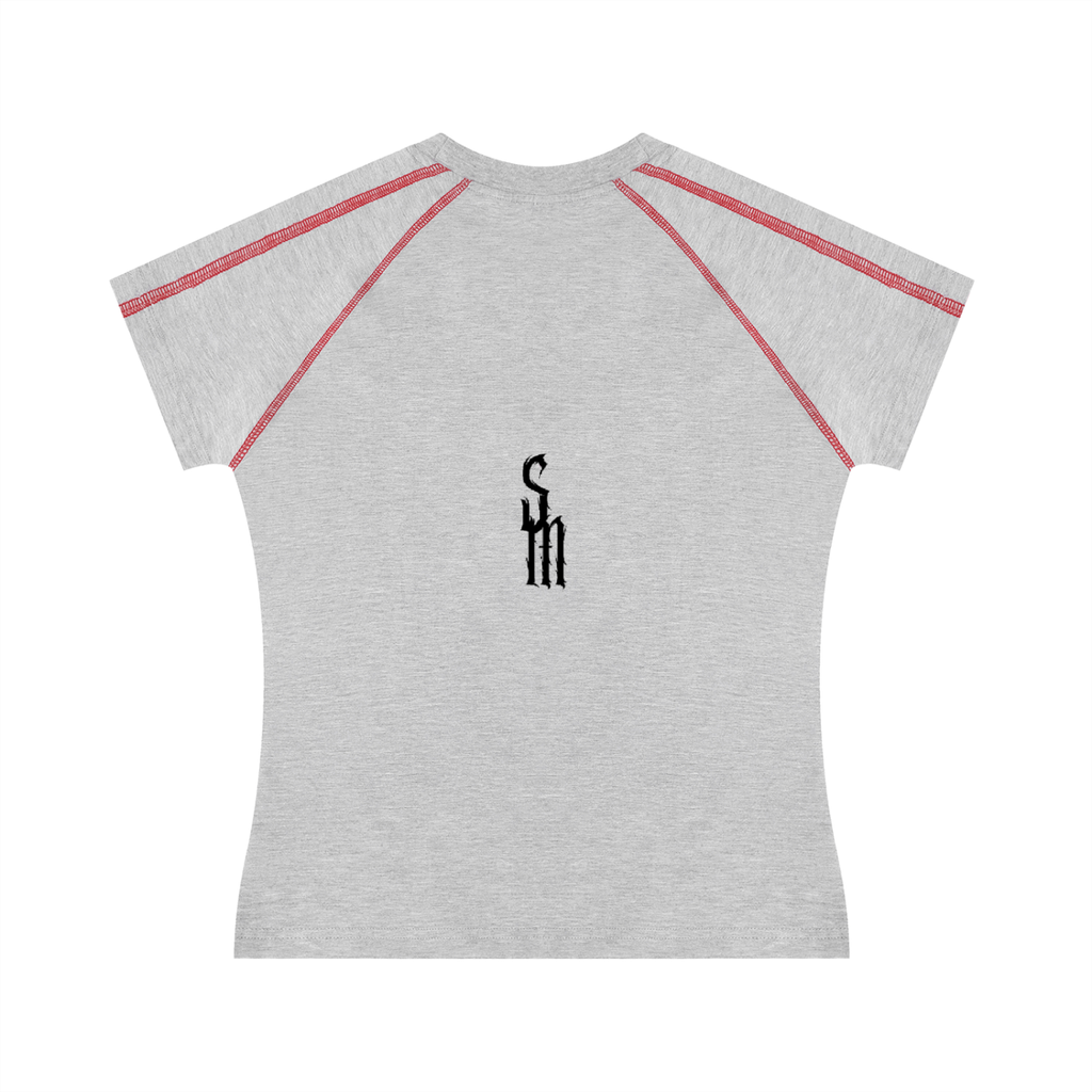 Women's Contrast Stitch Raglan T-Shirt