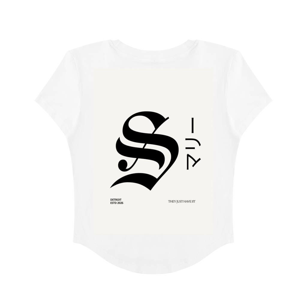 Women's Paneled Crop T-Shirt
