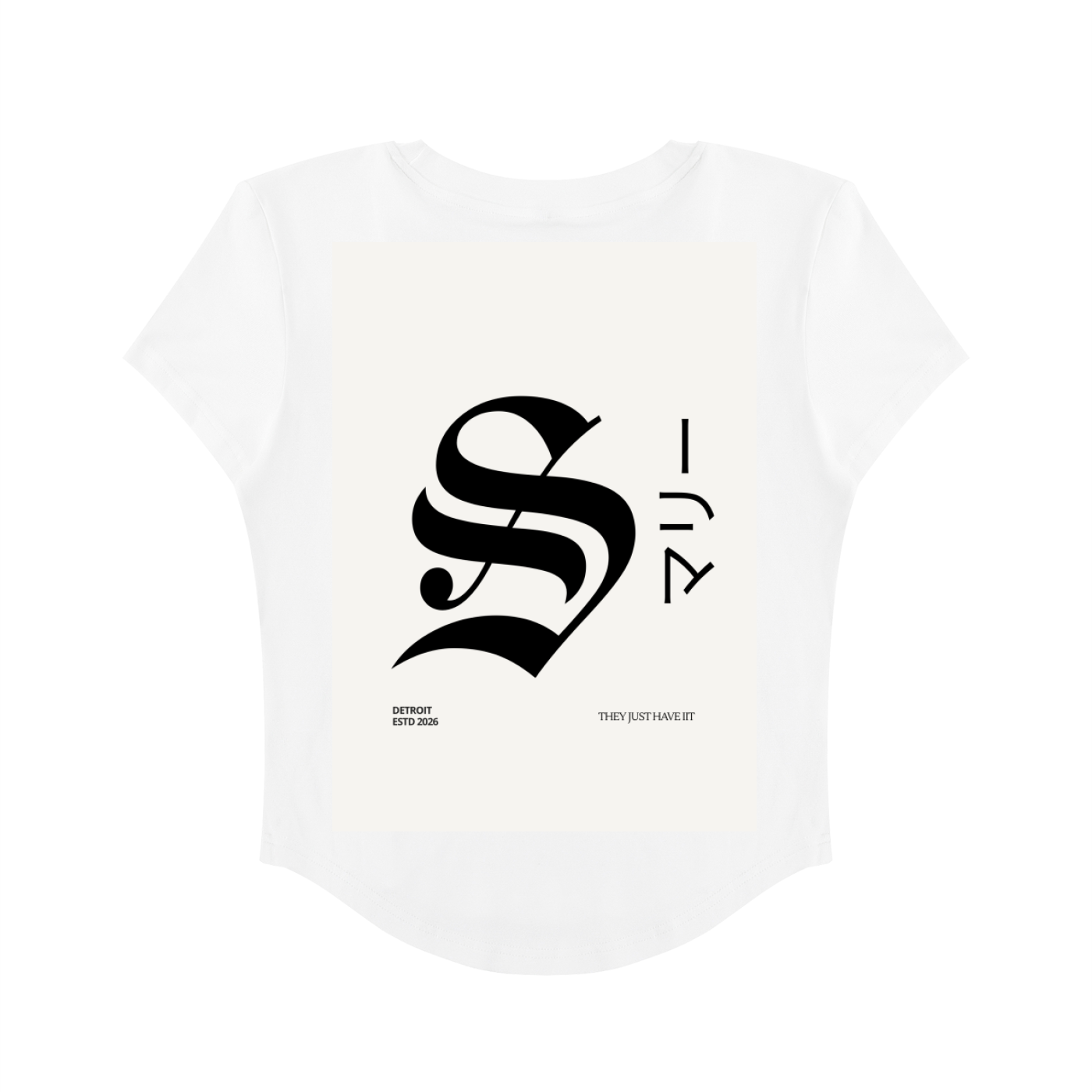 Women's Paneled Crop T-Shirt