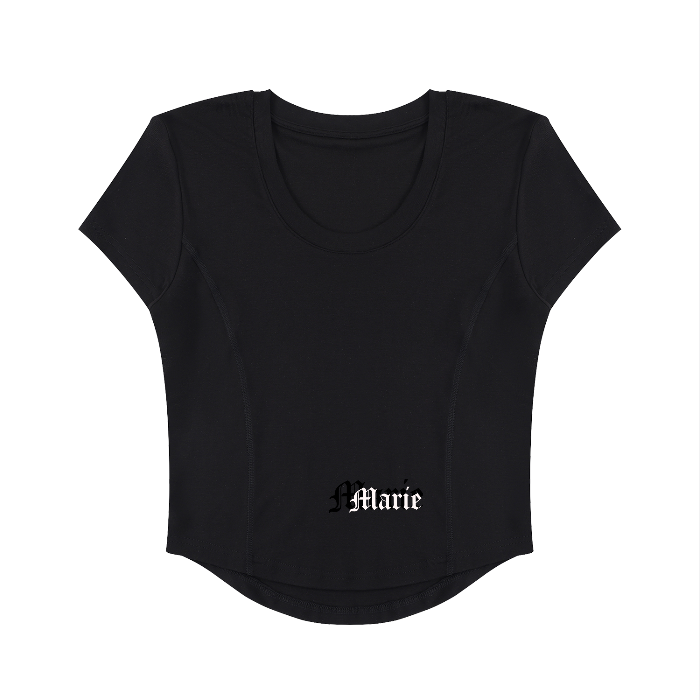 Women's Paneled Crop T-Shirt