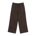 Fleece Drawstring Straight-Leg Sweatpants