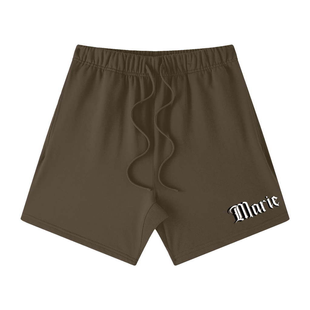 Unisex Earth Tone Loose Fit Cotton Shorts