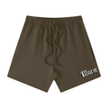 Unisex Earth Tone Loose Fit Cotton Shorts