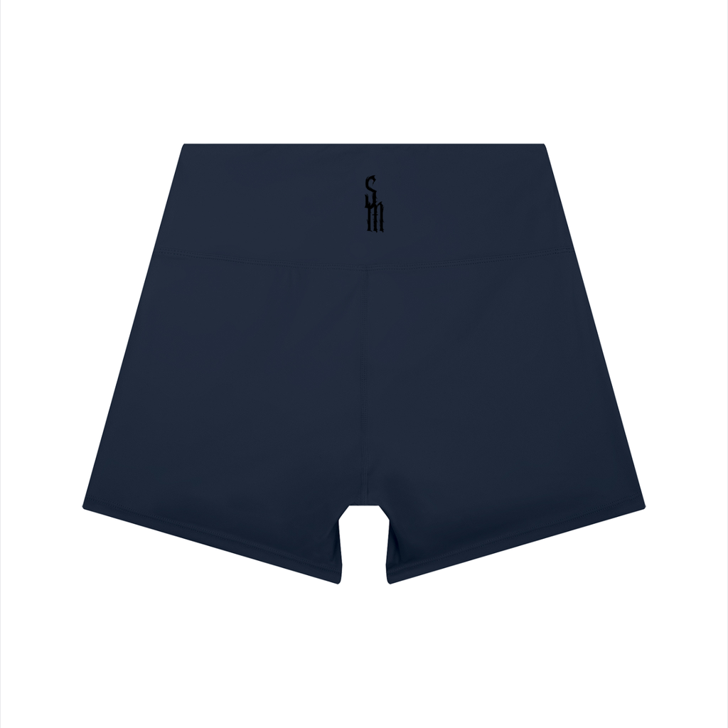 Women’s High-Waist Color Block Yoga Shorts