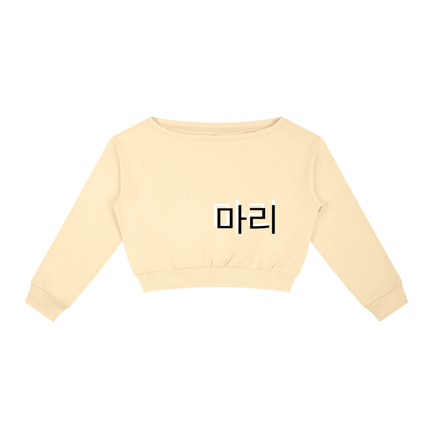 Women's Off-Shoulder Sweatshirt