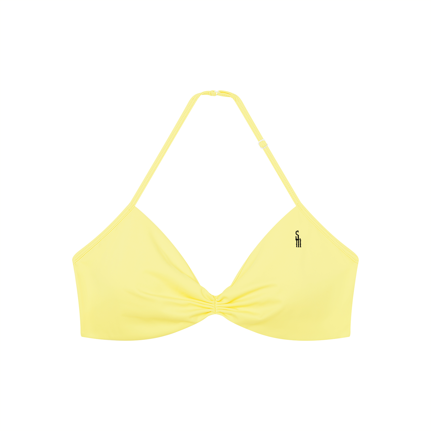 Women’s Ruched Halter-Neck Sports Bra