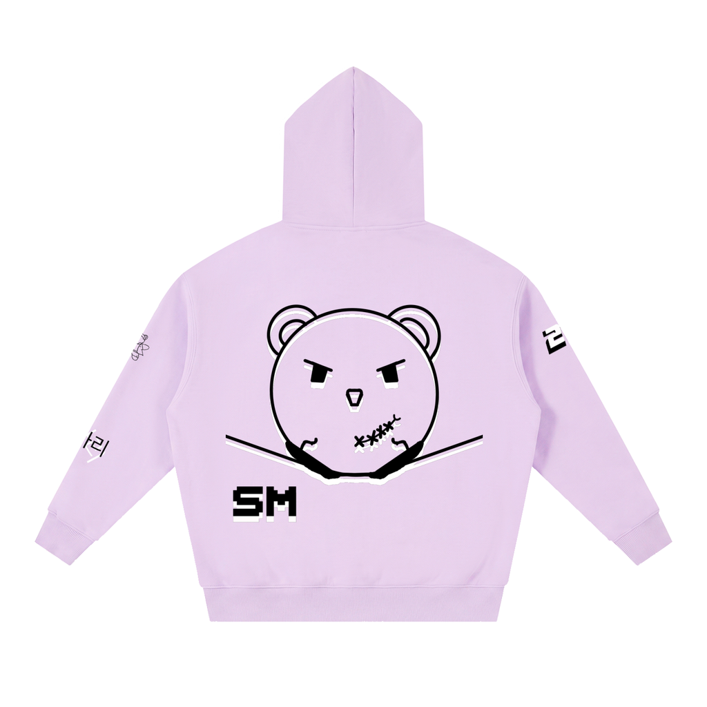 Essential Oversized Boxy Fit Fleece Hoodie